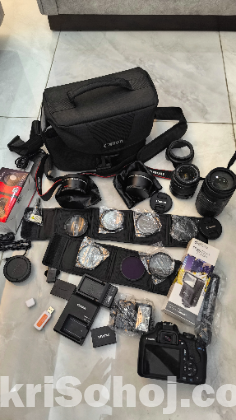 Canon EOS Rebel T7 | 1500D FULL DSLR BUNDLE - USA IMPORTED